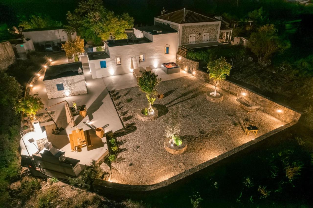 Villa Historica Asfendiou Bagian luar foto