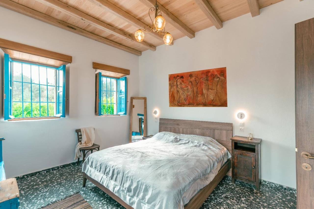 Villa Historica Asfendiou Bagian luar foto